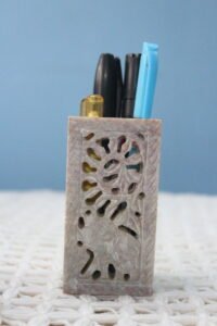 White Marble Pen Stand